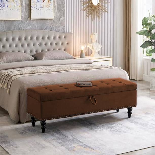 MAJESTIC MART Premium Bench Ottoman with Storage Settee/Couch Sofa Bench pouffe 2 Seater Sofa Solid Wood Settee