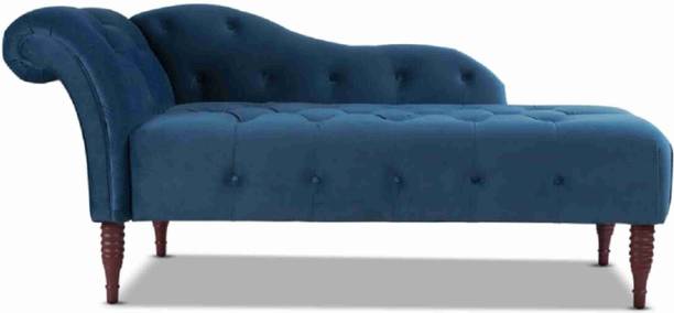 Soul Light Art Chesterfield-style longue/couch sofa armchair sofa chaise lounger Blue. Engineered Wood Diwan