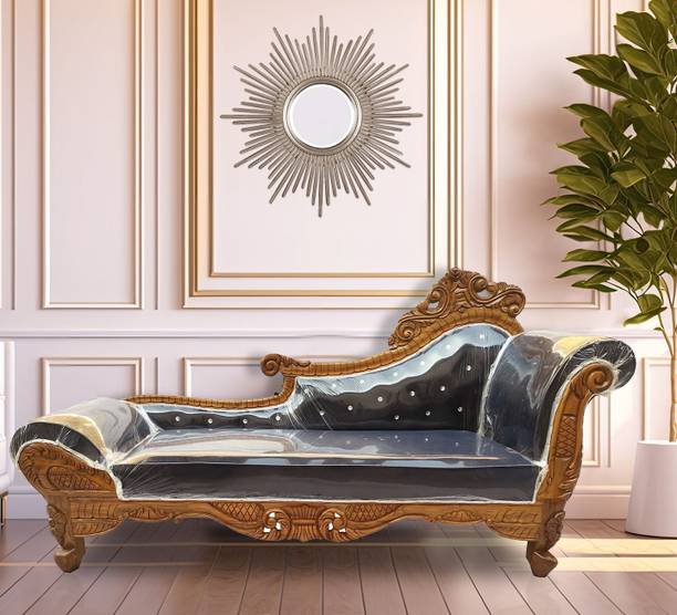 W.S.HANDICRAFTS Sofa set (Sheesham) in carving design Filling Material- Foam, mahogany finish Solid Wood Settee