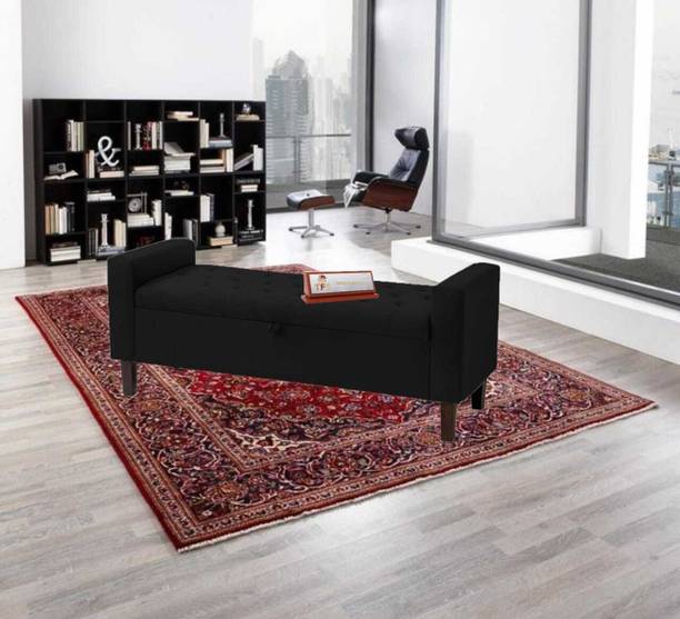 TFS Button Tufted Design 2 Seater Bench/ Ottoman/Sofa for Bedroom/Livingroom/Office Solid Wood Settee