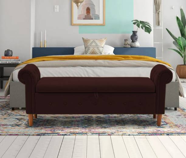 TFS Premium Evergreen Button Tufted 2 Seater Settee/Sofa for Bedroom/Living room Solid Wood Settee