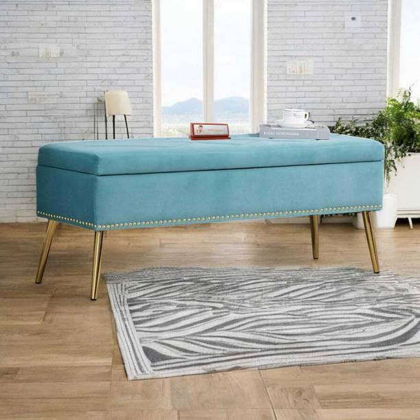 TFS Luxurious Upholstery Sofa/Bench/Settee with Storage Box For Bedroom Livingroom Solid Wood Settee