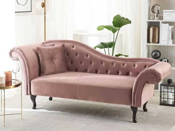 Soul Light Art Chesterfield Chaise Lounge Couch Button Tuffted Fabric Diwan