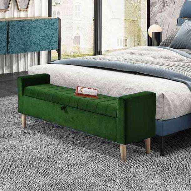 TFS Italian Cushion Deign Settee For Bedroom/Living-room/Office 2 Seatter Solid Wood Settee