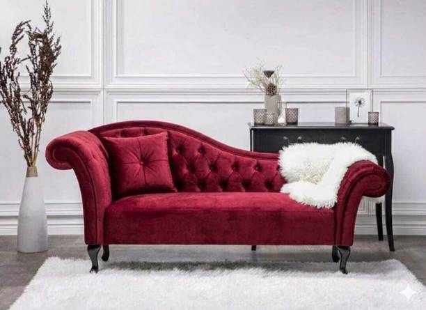 Soul Light Art Chesterfield Chaise Lounge Couch Button Tuffted Velvet Diwan Foam Foam Diwan