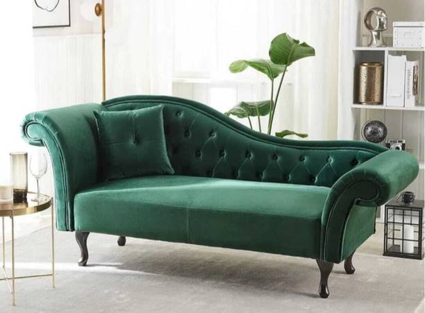 Soul Light Art Chesterfield Chaise Lounge Couch Button Tuffted Velvet Diwan Foam Foam Diwan