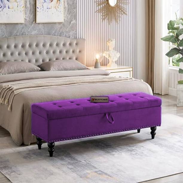 MAJESTIC MART Premium Bench Ottoman with Storage Settee/Couch Sofa Bench pouffe 2 Seater Sofa Solid Wood Settee
