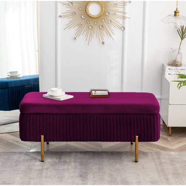 TFS Luxurious Modern 2 Seatter Settee/Bench/Sofa with Storage Box for Home/Office Solid Wood Settee