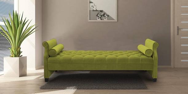 SIYARA DESIGN 3 Seater Settee/Bench/Couch | Fully Upholstered with Rolled Arms and Tufted Solid Wood Settee