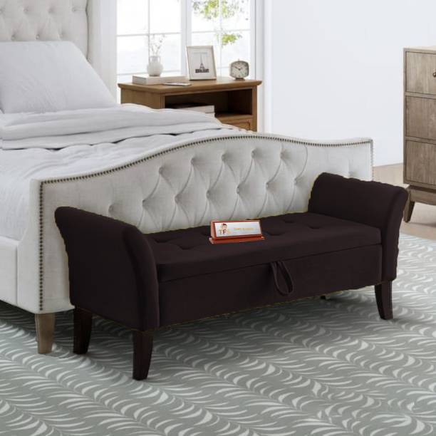 TFS Classic Luxury Design 3 Seater Sofa/Bench with Storage Box For Home/Office Solid Wood Settee