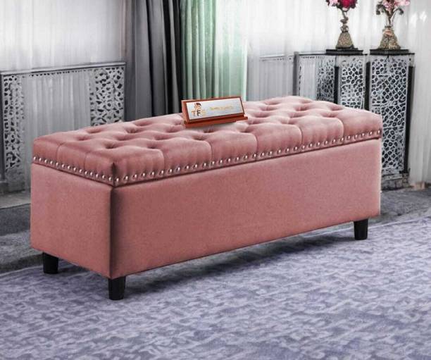 TFS Luxurious Upholstery Sofa/Bench/Settee with Storage Box For Bedroom Livingroom Solid Wood Settee