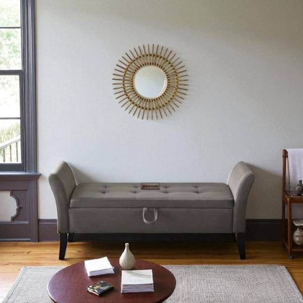 MAJESTIC MART Stylish Button Tufted 2-Seater Sofa | Couch | Diwan | for Livingroom/Office/Home Solid Wood Settee
