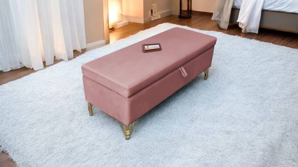 CozyLiving Luxurious Bench/Sofa/Ottoman With Box Velvet Fabric for Bedroom/Livingroom Solid Wood Settee