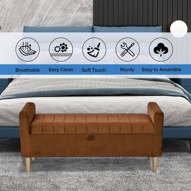 MAJESTIC MART Solid Wood Settee
