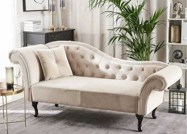 Soul Light Art Chesterfield Chaise Lounge Couch Button Tuffted Velvet Diwan Foam Foam Diwan