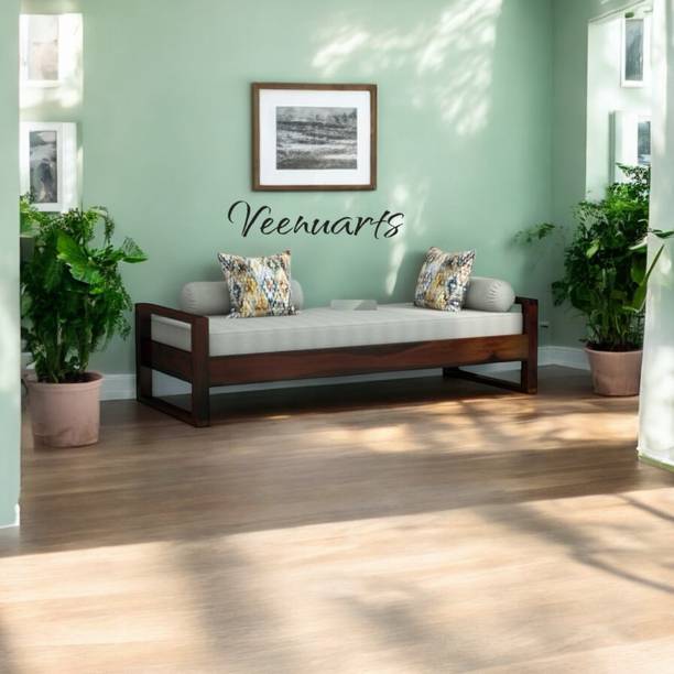 vennuarts Divan Bed for Living Room, Drawing Room, & Bedroom, Space Saving Solid Wood Diwan