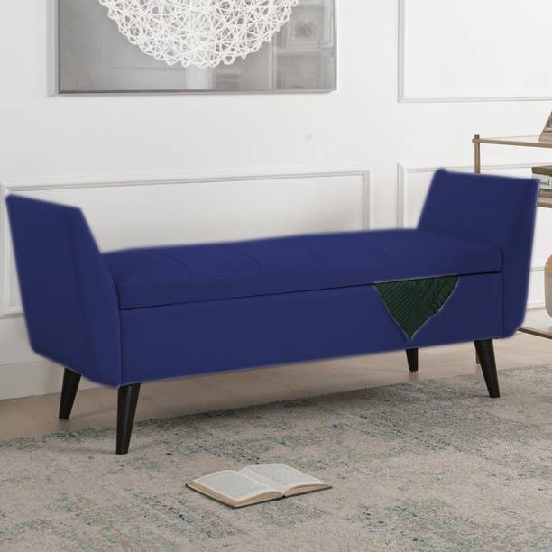 TFS Classy Upholstered Bench/Sofa/Settee with Storage Box for Bedroom/Livingroom Solid Wood Settee