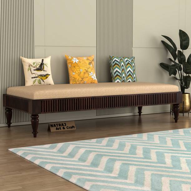 NATRAJ ART & CRAFT Sheesham Wood Diwan Bed for Living Room | Sofa Couch for Bedroom | Drawing Room Solid Wood Diwan