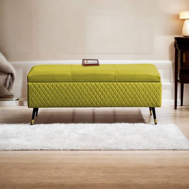 TFS Luxury Quilting Stitches Settee/Sofa with Storage Box For Bedroom/Livingroom Solid Wood Settee