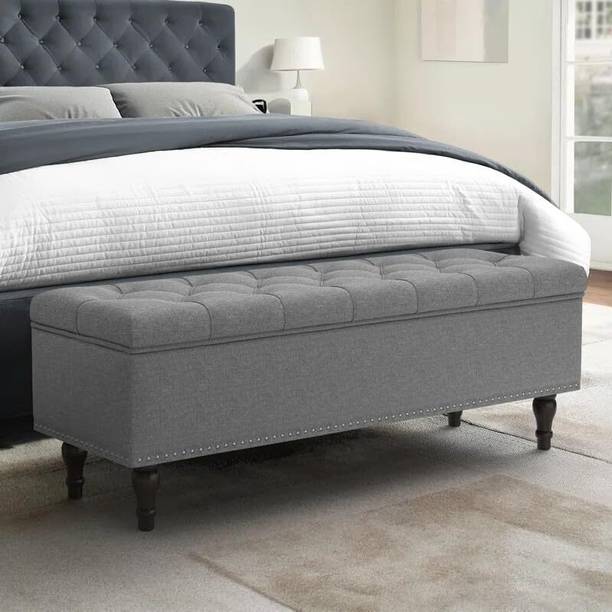MAJESTIC MART Ottoman Bench with Storage for Living Room, Storage Sofa Couch Bedroom Entryway Solid Wood Diwan