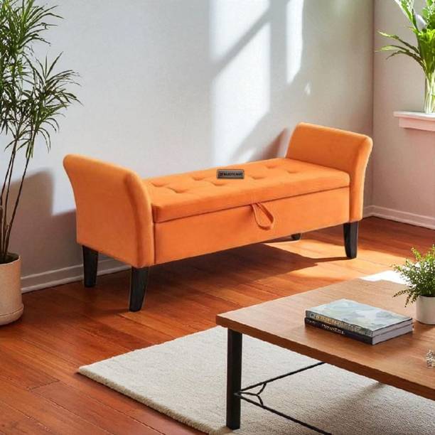 MAJESTIC MART Stylish Button Tufted 2-Seater Sofa | Couch | Diwan | for Livingroom/Office/Home Solid Wood Settee