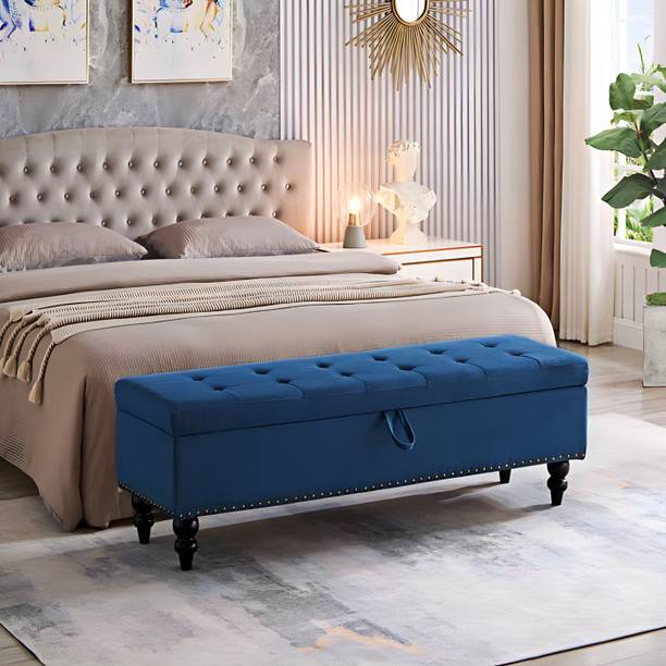 TFS Luxurious Upholstery Sofa/Bench/Settee with Storage Box For Bedroom Livingroom Foam Settee