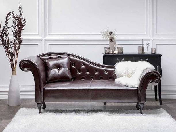 Soul Light Art Chesterfield Chaise Lounge Couch Button Tuffted Leatherette Diwan