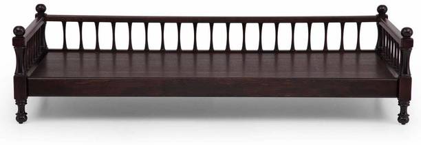 SS Wood Furniture Sheesham Wood Varnish Solid Wood Diwan