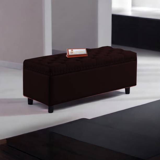 CozyLiving Luxurious Velvet Fabric Tufted Nailhead Trim Settee/Sofa for Bedroom/Livingroom Solid Wood Settee