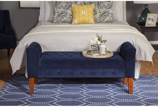 TFS Luxurious Settee/Sofa Velvet Fabric 3 Seater for Bedroom/Livingroom Solid Wood Settee