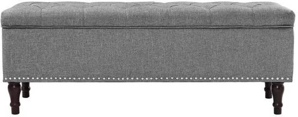 MAJESTIC MART Ottoman Bench with Storage for Living Room, Storage Sofa Couch Bedroom Entryway Solid Wood Diwan