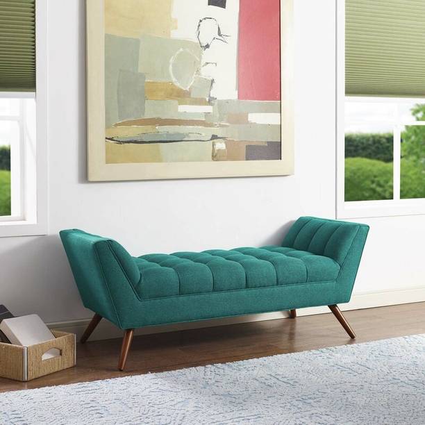TFS Premium wooden Setttee / lounger chaises/ fabric bench / couch Fabric Settee Solid Wood Settee