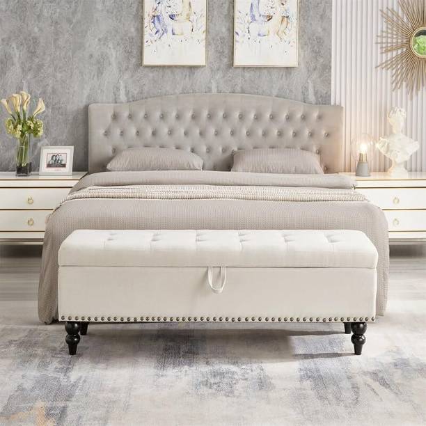 MAJESTIC MART Bed Bench Ottoman with Storage Bench Couch Sofa For Livingroom, Bedroom, Office Solid Wood Diwan