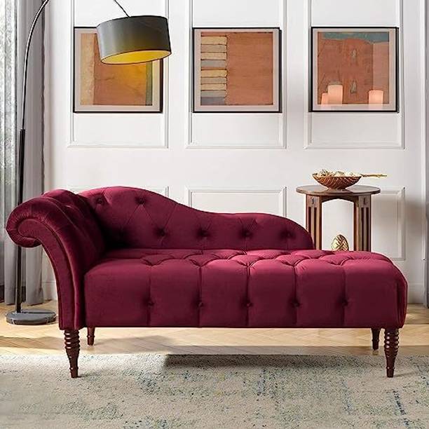 soul craft Sheessham Wood Tantric Chaise Loung Chair, Yoga Chaise Lounge,Chaise Luxury Sofa Engineered Wood Diwan