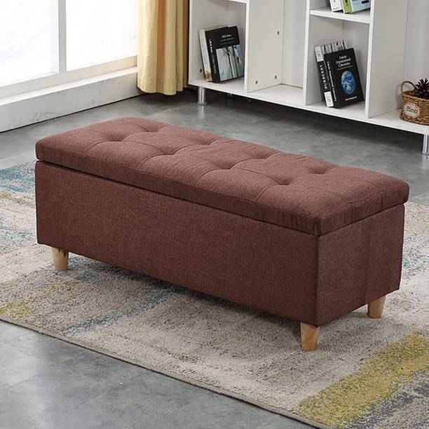 MAJESTIC MART Luxurious Bench with Storage 2 Seater Sofa/Bench | Living Room, Bedroom, Office Solid Wood Settee