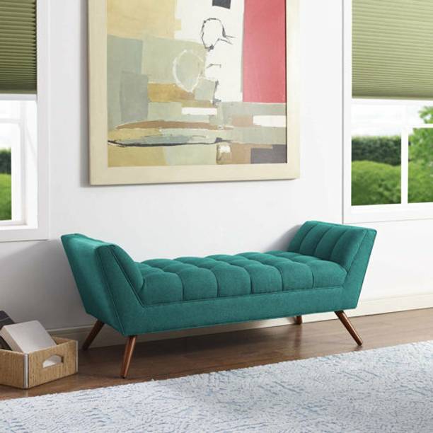 TFS Premium wooden Setttee / lounger chaises/ fabric bench / couch Fabric Settee Solid Wood Settee