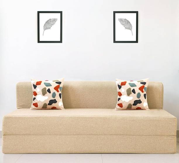India wood mart Wooden Modern Sofa Tufted Couch with Deep Seat,Chesterfield 2 Seater S0FA Solid Wood Diwan