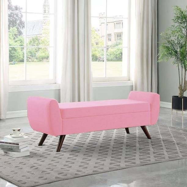 TFS Wooden Velvet Fabric Classy Look 2 Seater Sofa/Settee for Home/Office Solid Wood Settee