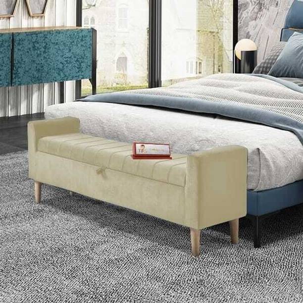 TFS Italian Cushion Deign Settee For Bedroom/Living-room/Office 2 Seatter Solid Wood Settee