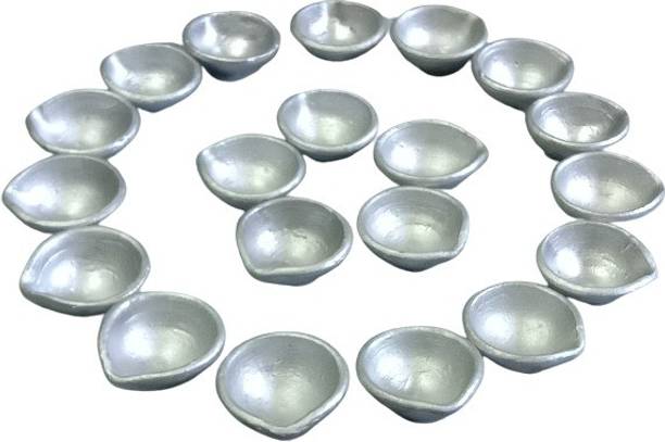 MG Art Earthenware (Pack of 16) Table Diya