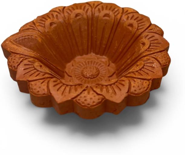 Sanskrutii sanskrutiii 048 Terracotta Table Diya Set