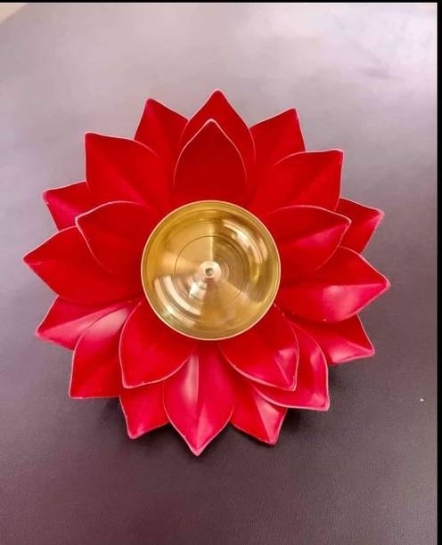 MetalArtt Brass, Iron Table Diya