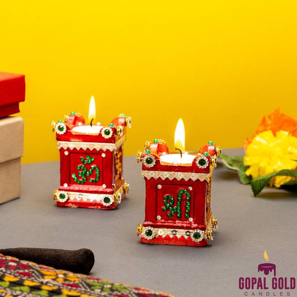 GOPAL Gopal Tulsi Diya Set of 1 Pcs Terracotta Table Diya