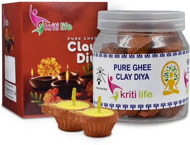 Kriti Life Terracotta (Pack of 21) Table Diya