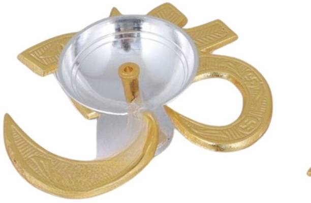 Ganga Volga spiritual Silver Plated Table Diya
