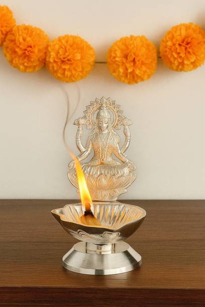 yugal industries Silver Table Diya