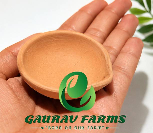 Gaurav Farm Terracotta, Pottery Table Diya Set