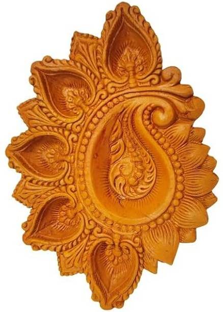 Palakcos Design lotus Diya Terracotta Table Diya