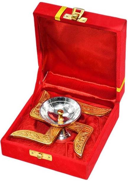 Handicrafted Aluminium Table Diya