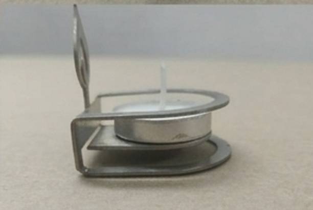 MAYKOBAYKO Divine Light Pooja Diya Silver Table Diya